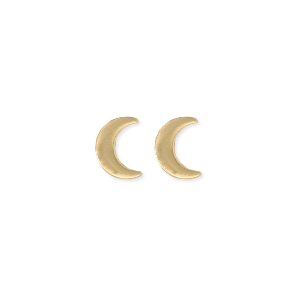 ZAD - Wholesale Stud/Post Earrings - Literary Quotes Crescent Moon Post Earrings2