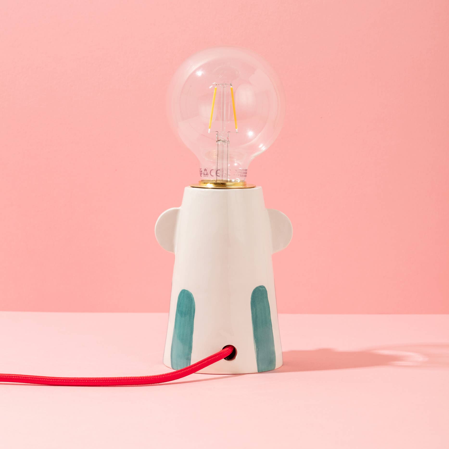 Ana Seixas - Wholesale Accent/Desk Lamp - Best Friend Teal / Ceramic Lamp2