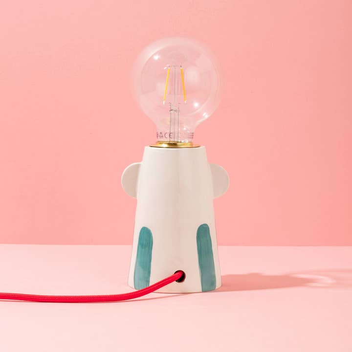 Ana Seixas - Wholesale Accent/Desk Lamp - Best Friend Teal / Ceramic Lamp2