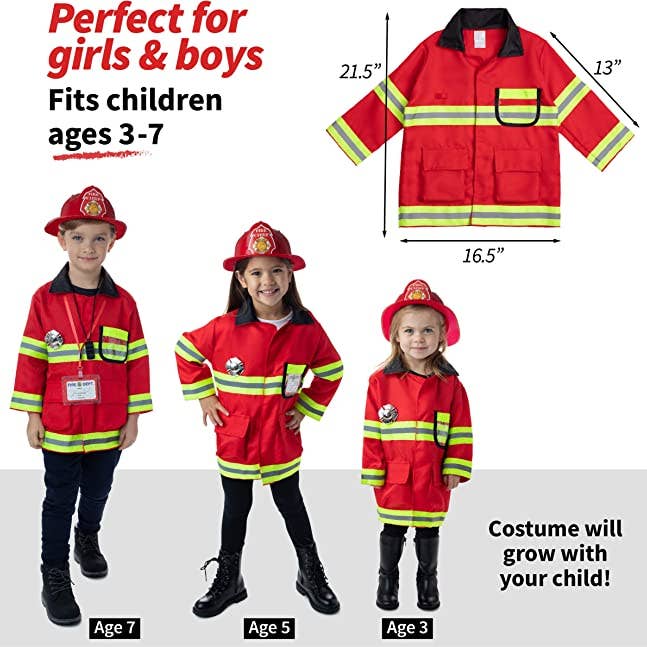 Bintiva – Engroshandel Udklædning – Børn – DELUXE BRANDMAND KOSTUME