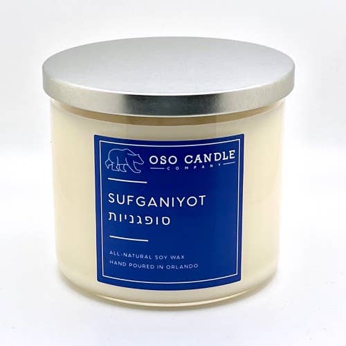 Oso Candle Company – Vela em jarro/copo por atacado – Sufganiyot | Vela perfumada de cera de soja2