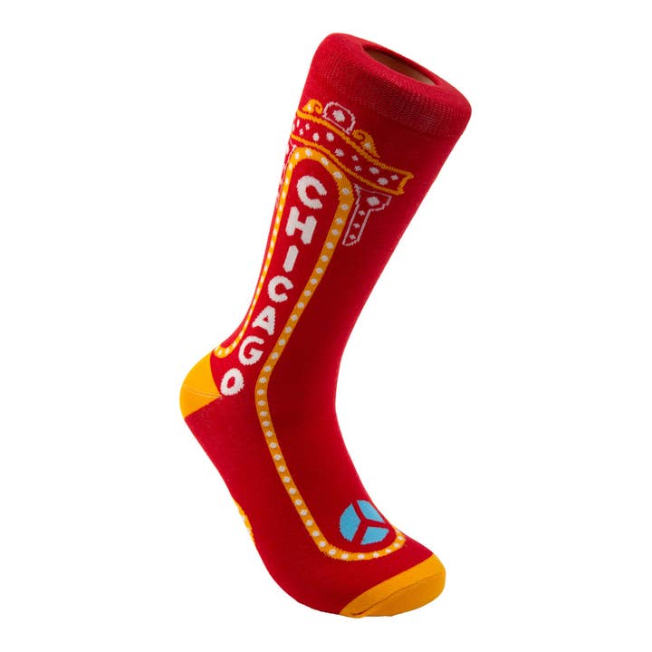 Transit Tees - Wholesale Socks - Unisex - Chicago Theater Dress Socks