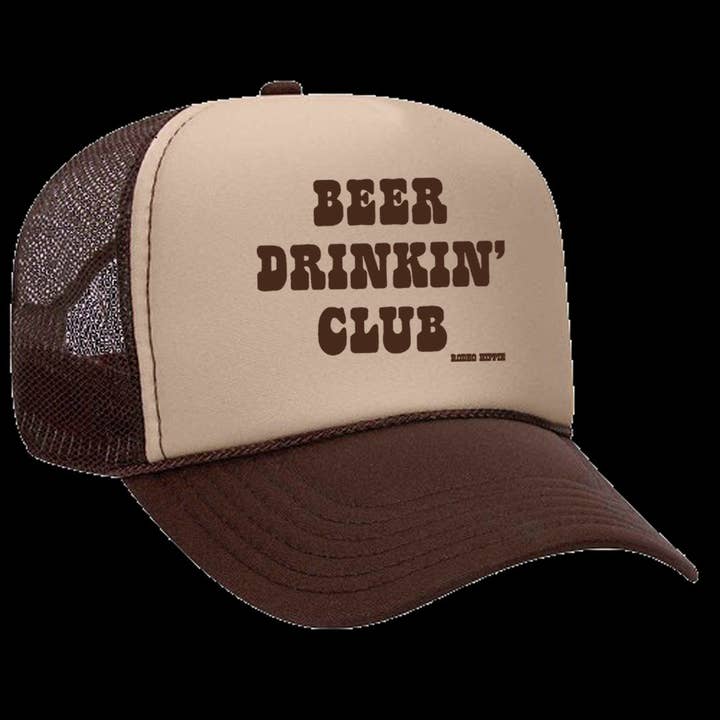 BEER DRINKIN' CLUB TRUCKER HAT for wholesale by Rodeo Hippie