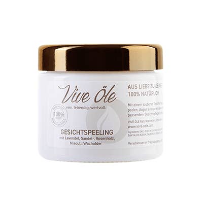 Face scrub, 100 ml for wholesale by VIVE ÖLE Naturkosmetik