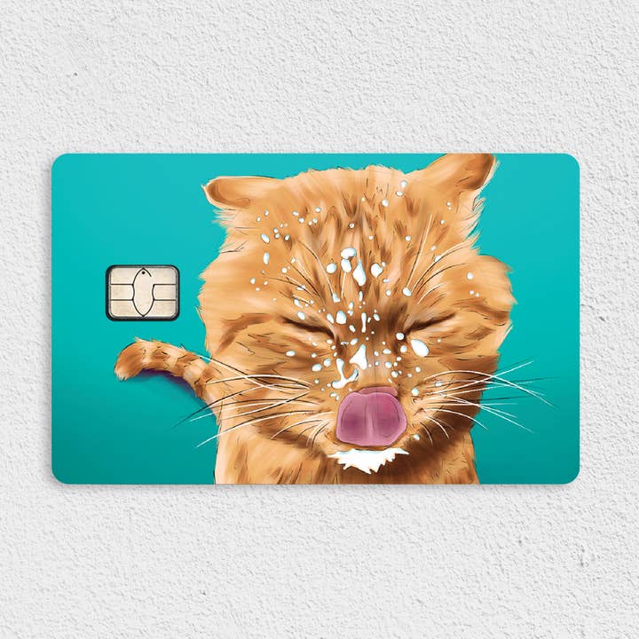 Fortabt i Saucen Kreditkort Skin for engroshandel hos Cat Loaf Studio