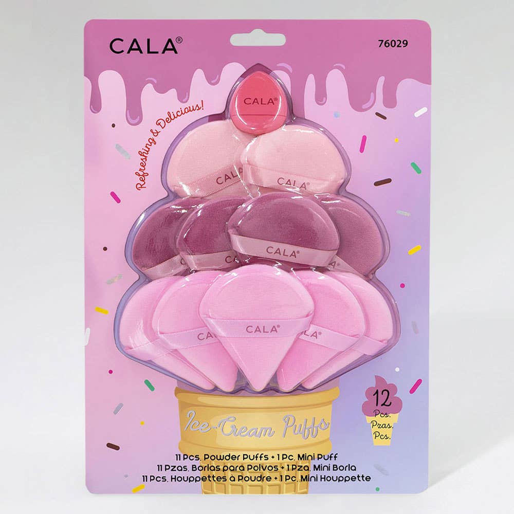 Sensibling Corp. - Wholesale Makeup Sponge/Blender - 12PCS - Ice Cream Makeup Puffs0