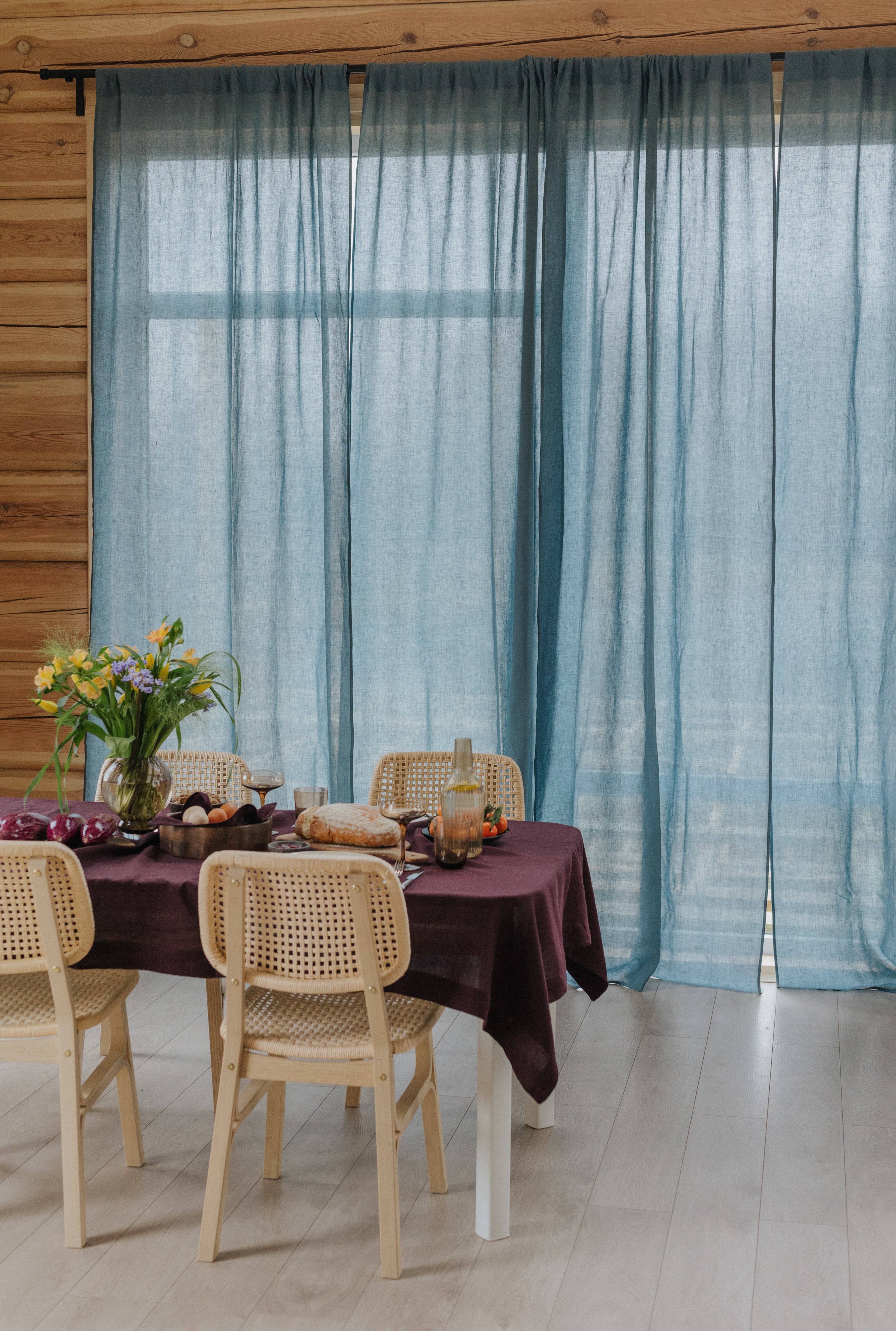 Linen Spells – wholesale Duk – Deep Purple Linne Bordsduk4