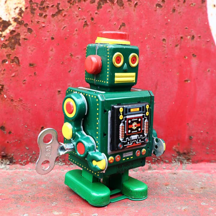 Tribal Trade GmbH - Wholesale Decorative Figurine - Robot green robot green tin robot9