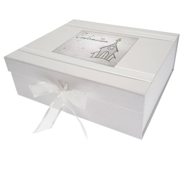 Confirmation Church- Large Keepsake Box (C2X) for wholesale by White Cotton Cards