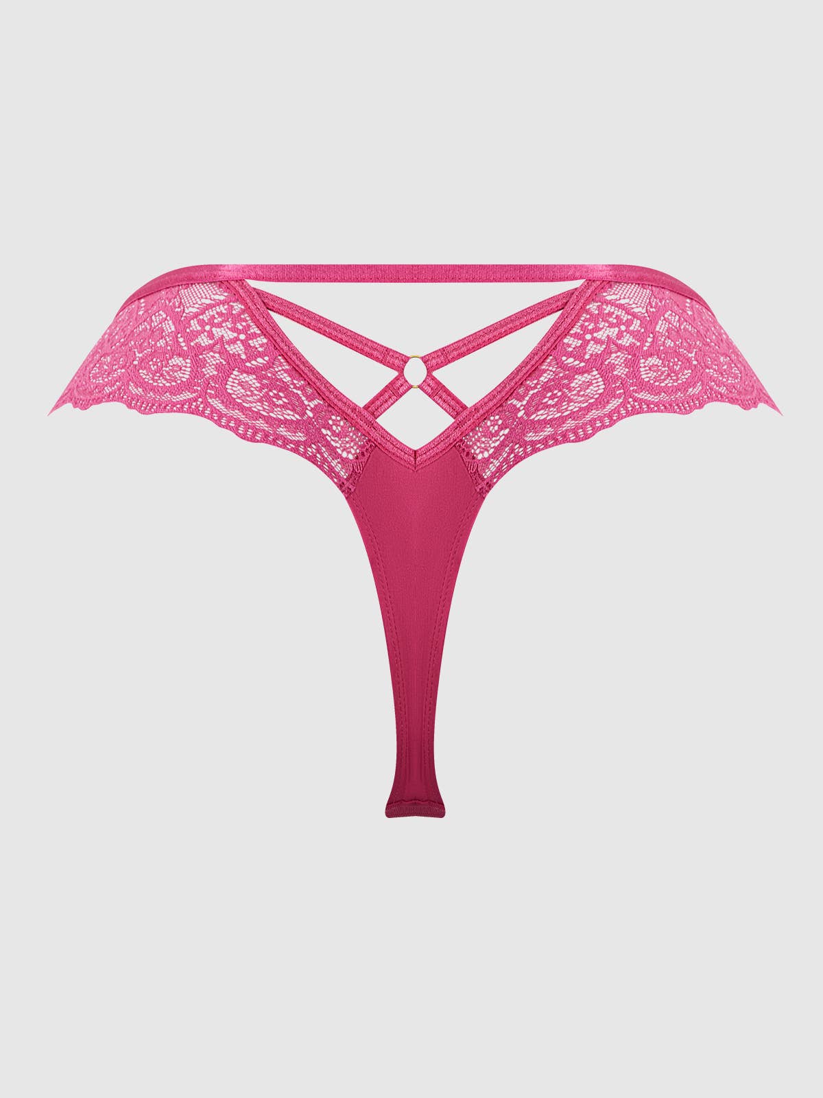 House of Desire - Wholesale Underwear - Women's - VERA LACE & MICRO STRAPPY BACK THONG13