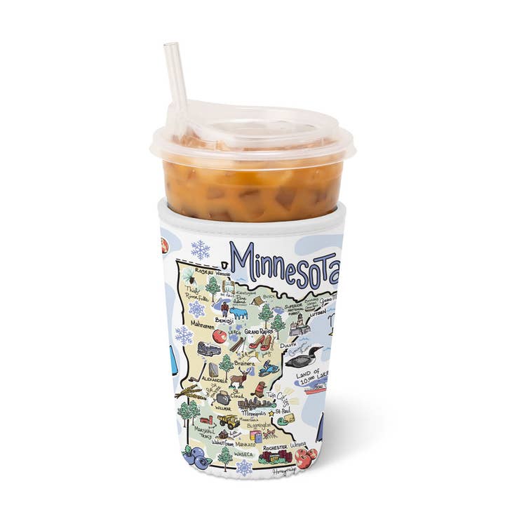 Minnesota Iced Cup Coolie (Medium) for wholesale by Swig Life