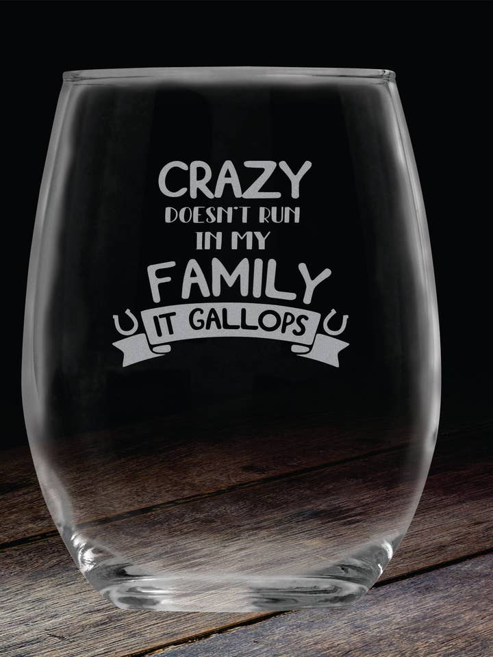 A loucura não corre na minha família, galopa por atacado de Etchpress Yourself