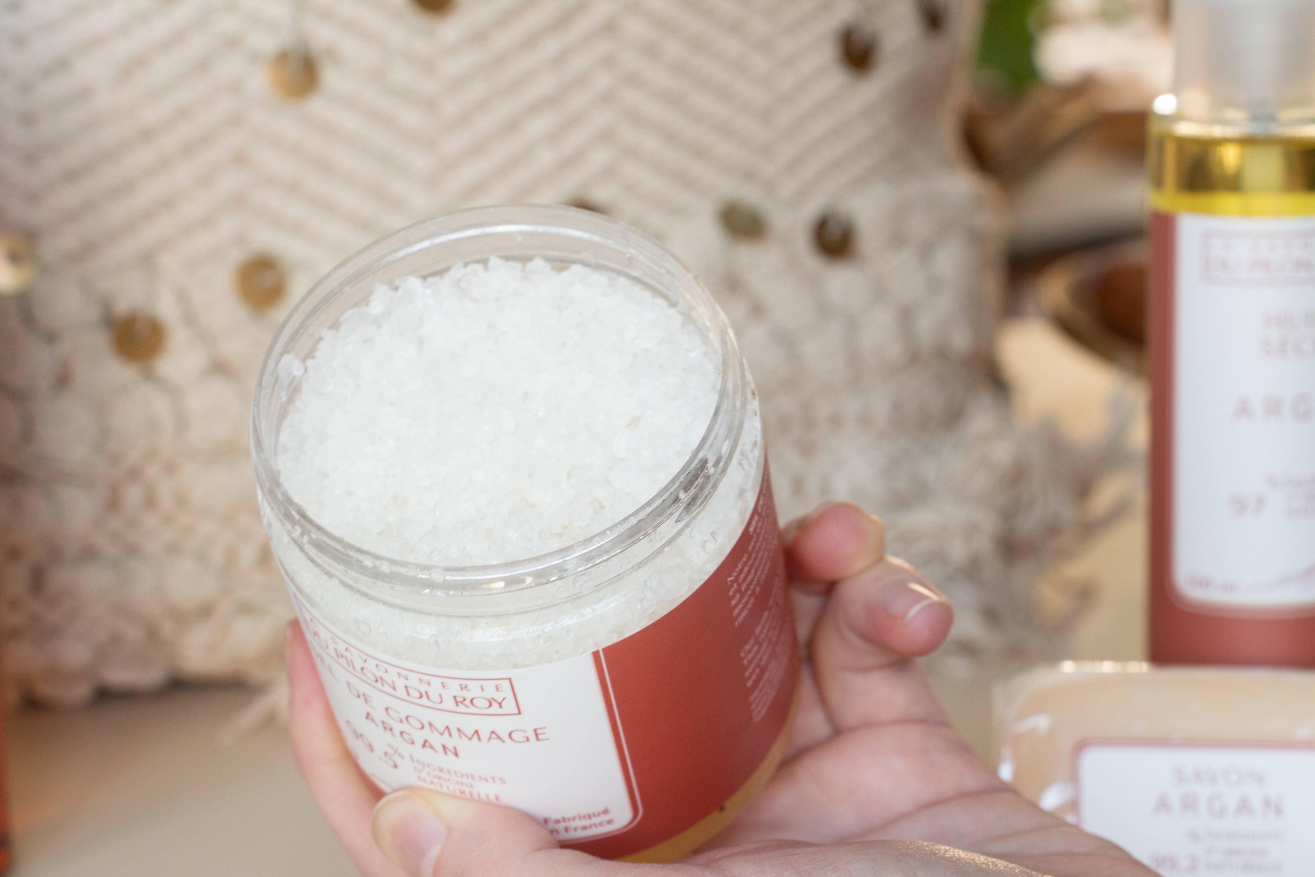 La Savonnerie du Pilon du Roy - Wholesale Body Scrub/Exfoliant - Sel de gommage à l'huile d'Argan Bio 350g1