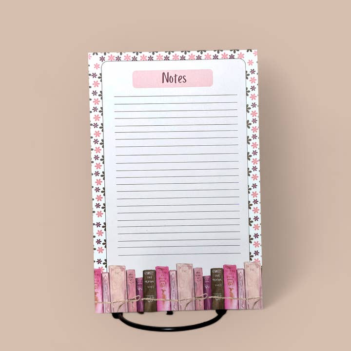 Delonna designs - Wholesale Notepad - Bookish Notepad