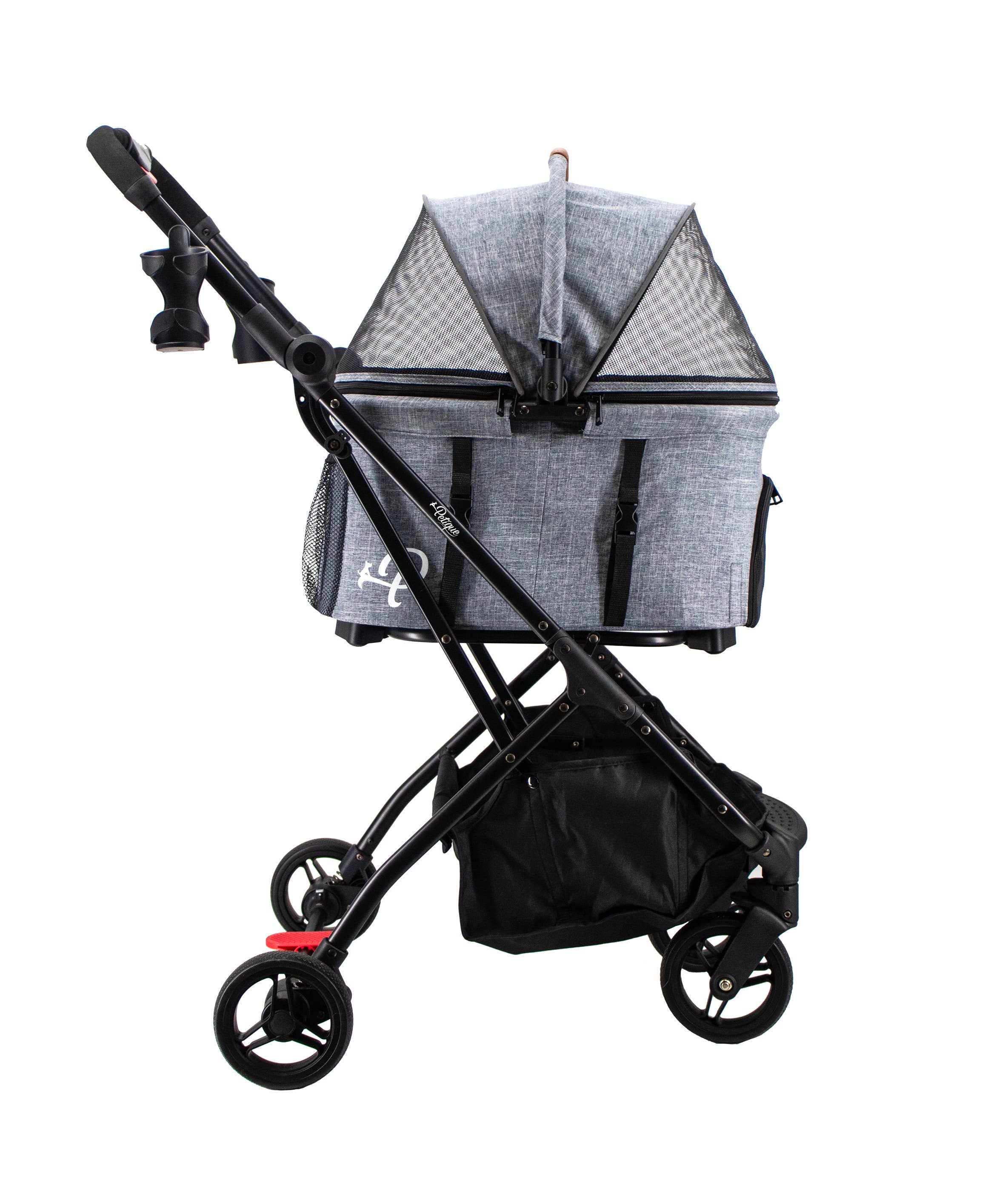 Only An Ocean Europe – wholesale Transportbur – Katt och hund – Petique 3-i-1 resesulky för husdjur med tri-fold design3