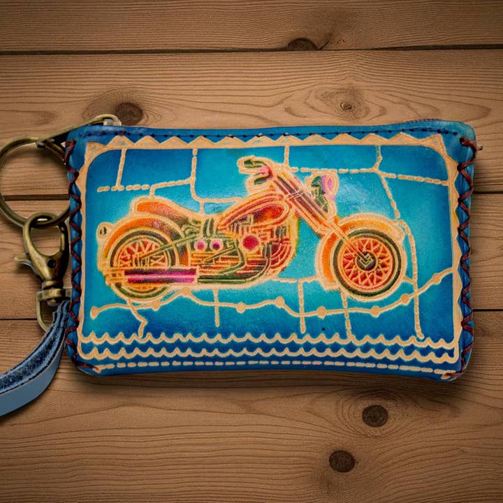 Sunflower Handmade leather inc - Wholesale Coin Purse - Women's - Handmade leather Route66 coin purse wallet2