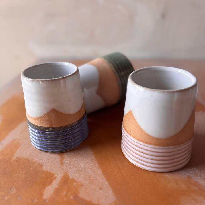 ROB Ceramics - Wholesale Drinking Glass/Cup - Earth Lines Tumbler - Handmade Ceramic Cup7