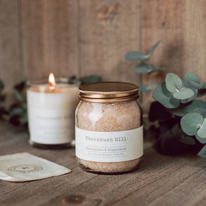 Eucalyptus & Peppermint Bath Tea for wholesale by thornbushhill