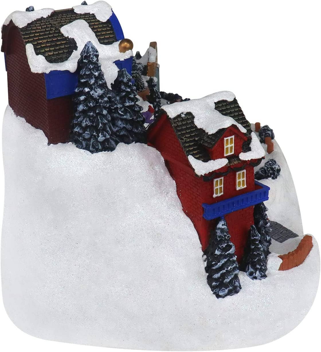 Top Treasures - Wholesale Christmas Decoration - Ski Resort with Moving Skiers2