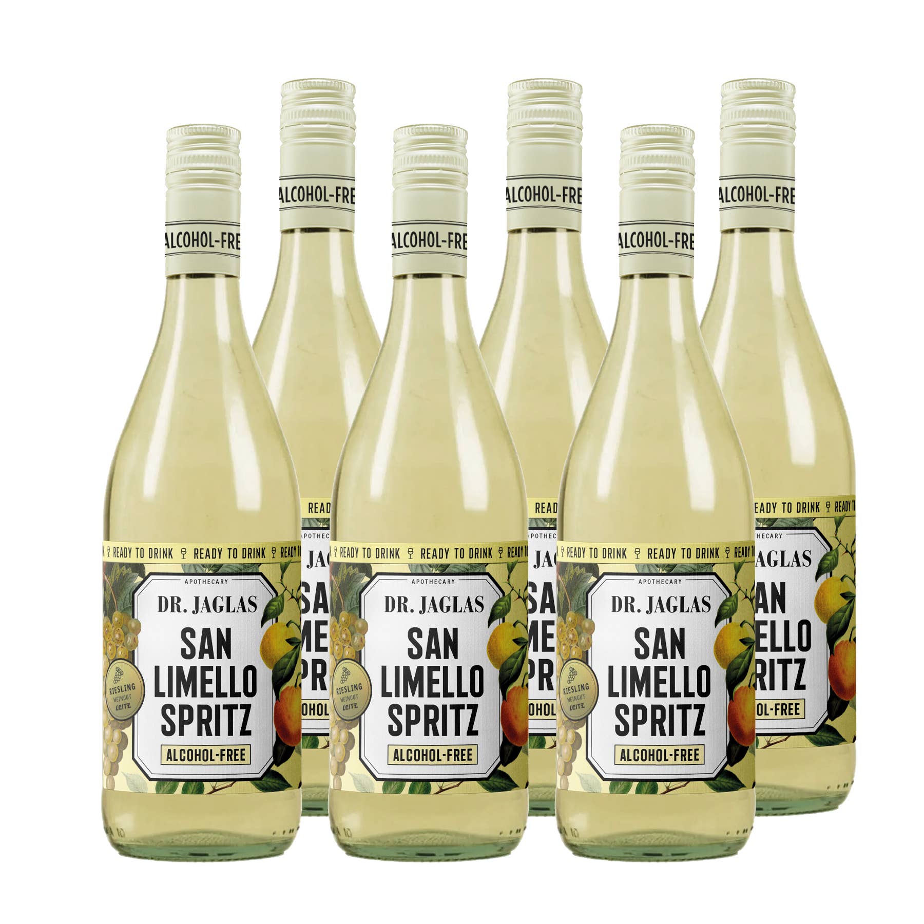 Dr. Jaglas - Wholesale Non-Alcoholic Aperitif/Mocktail - San Limello Spritz, non-alcoholic ready to drink spritz1