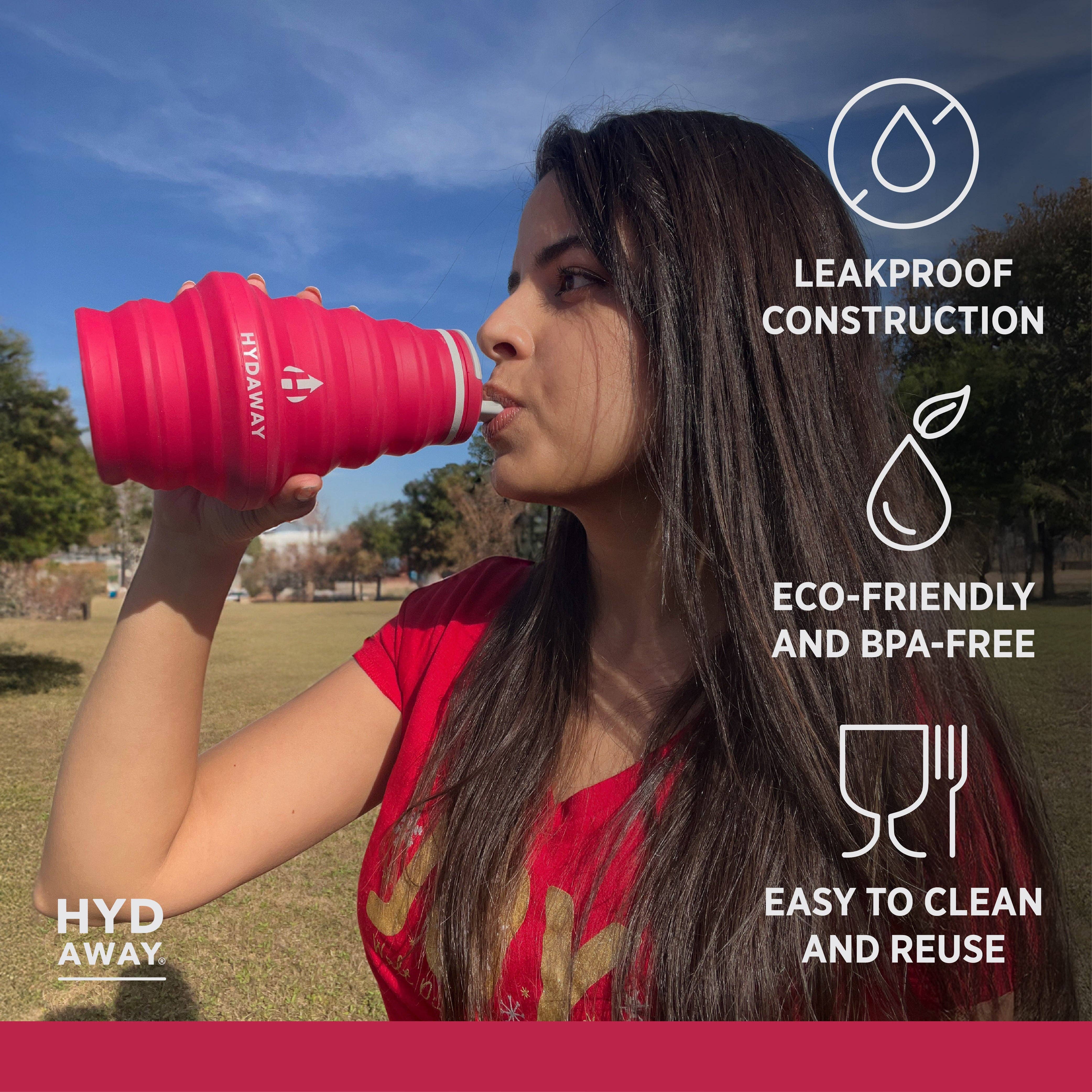 HYDAWAY – Großhandel Trinkflaschen – Zusammenklappbare Wasserflasche | 25oz18