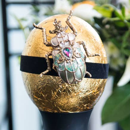 Straußenei á la Fabergé in Gelbgold für den Großhandel von AR-DECO