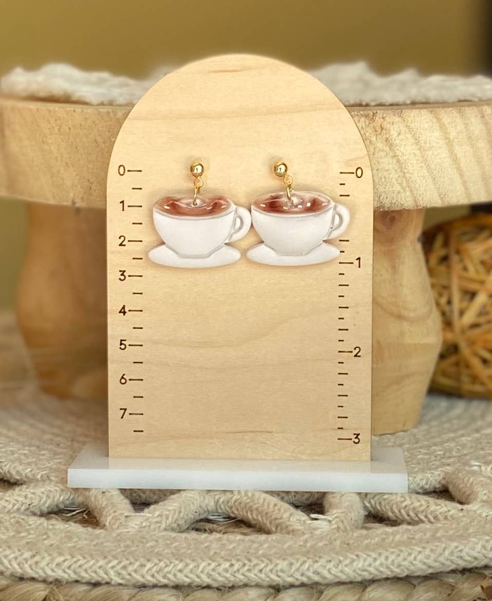 Clayhouse Colours - Wholesale Dangle Earrings - Coffee Lovers6