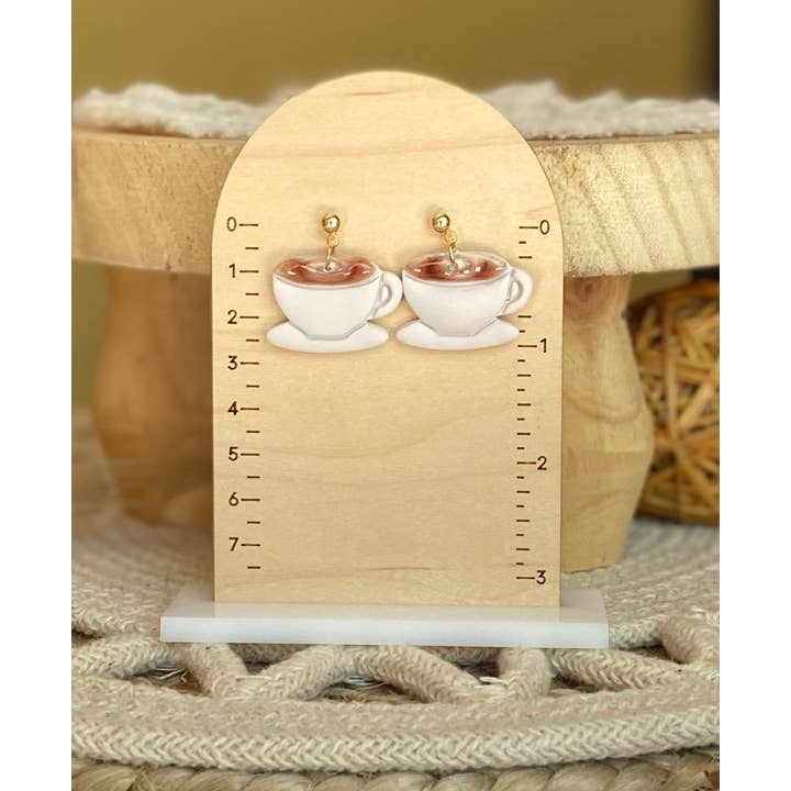 Clayhouse Colours - Wholesale Dangle earrings - Coffee Lovers6