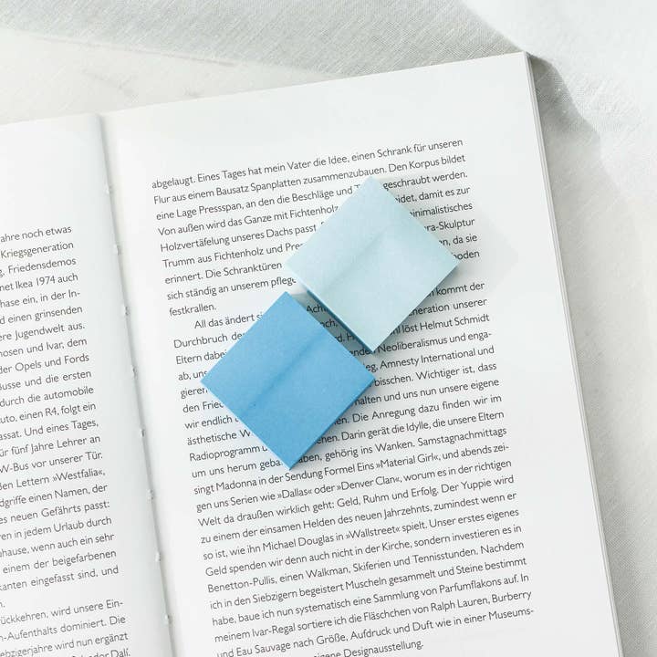 ordinate - Wholesale Sticky Notes - Mini Sticky Notes Azure Blue | Sticky Notes | Sticky Notes