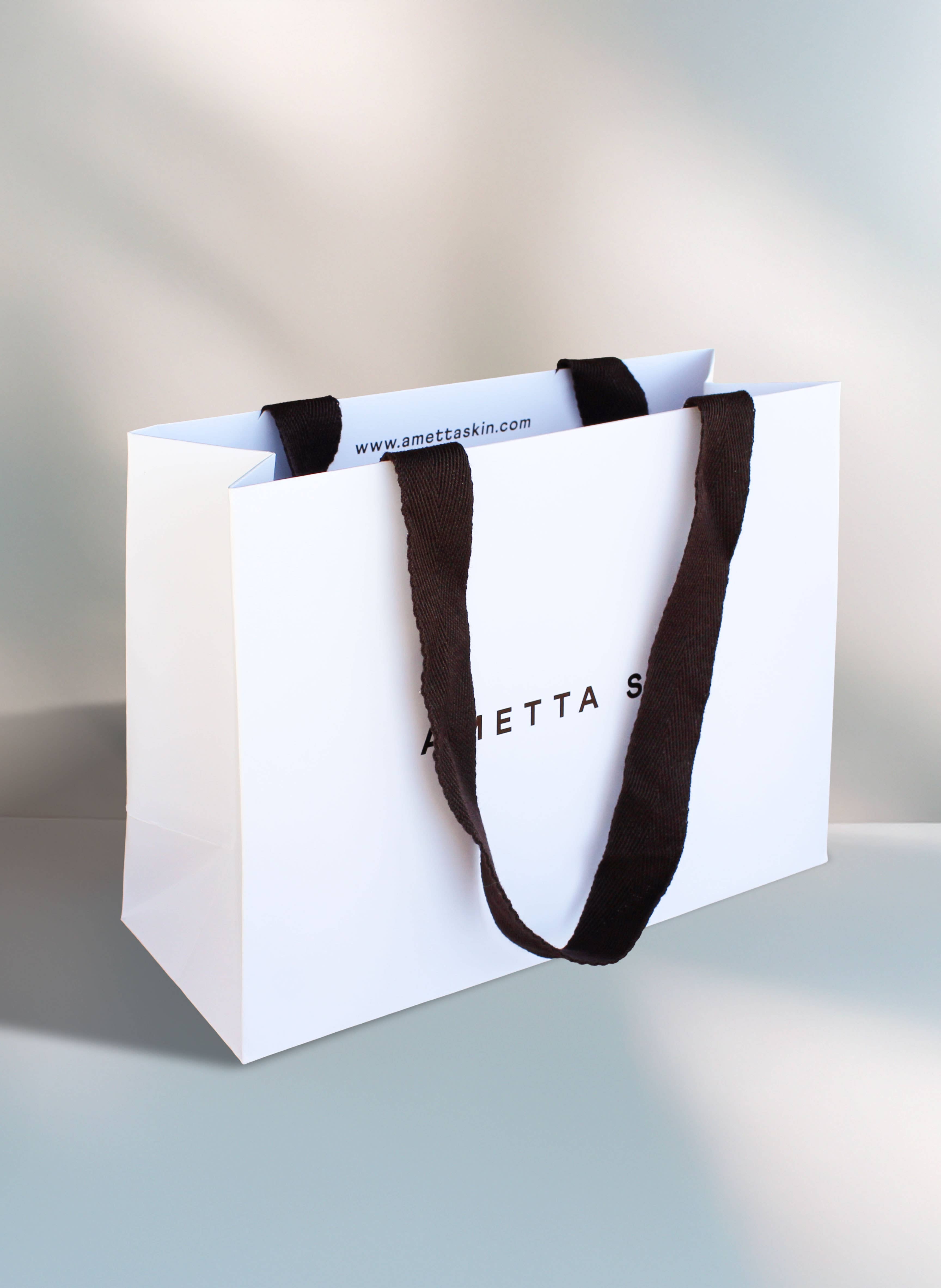 AMETTA SKIN CARE - Wholesale Gift Bag - Ametta Skin Branded Shopping Bags1