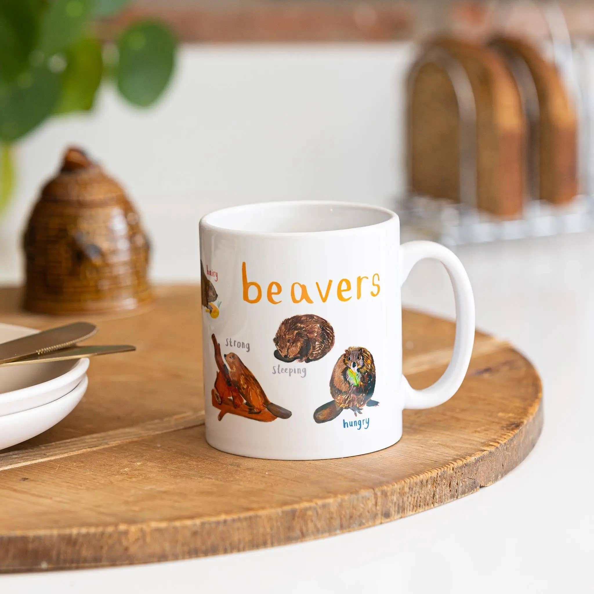 Fly Paper Products - Wholesale Coffee Mug - Beavers Pun Animal & Nature Lovers Funny Coffee or Tea Mug