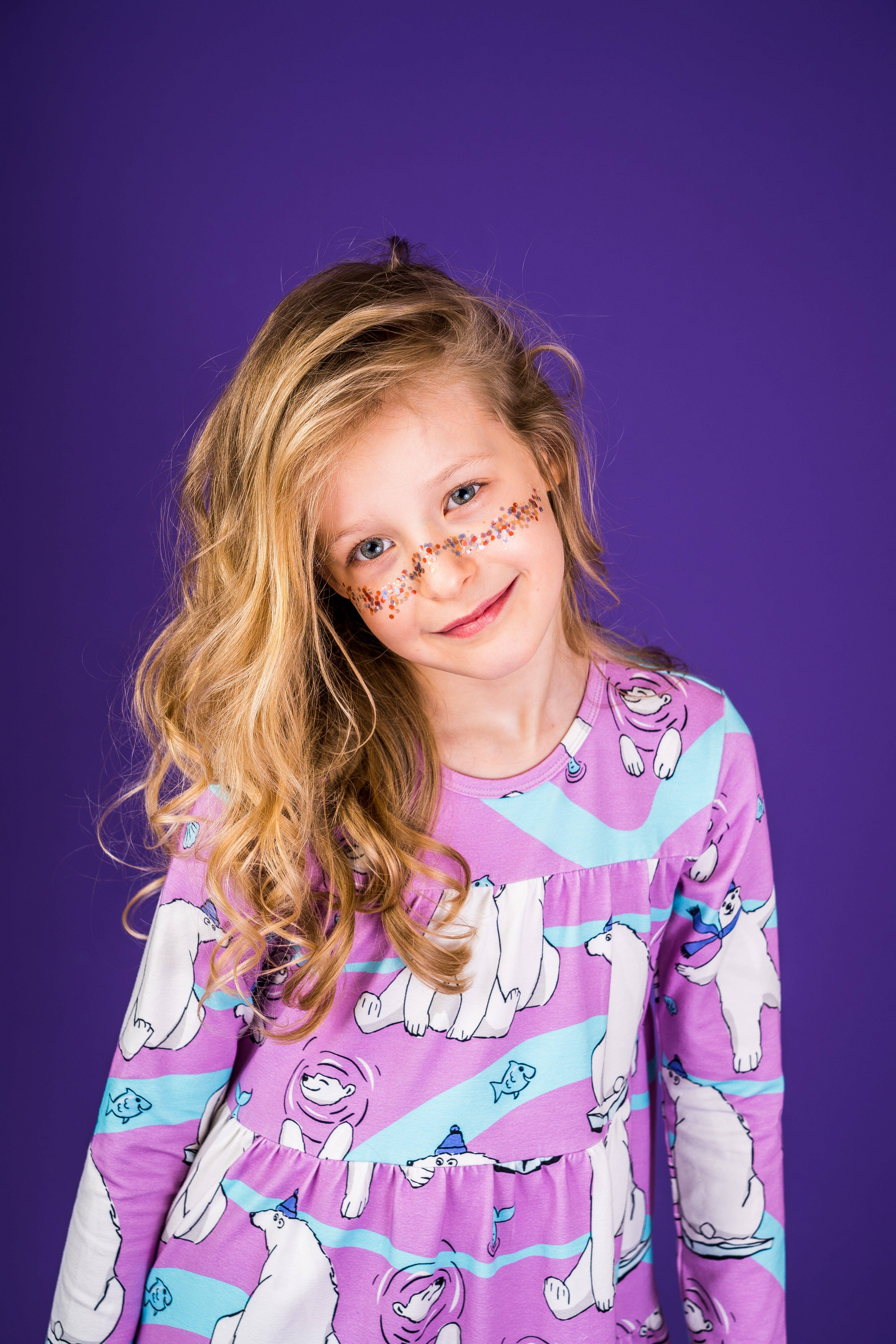 Mullido – wholesale Klänning – Barn – ISBJÖRN - A-LINJEKLÄNNING - AW242