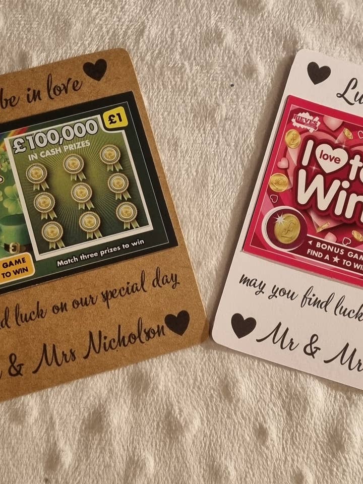 tarjetero rasca y gana, regalo de fiesta para venta al por mayor de Aka Designs