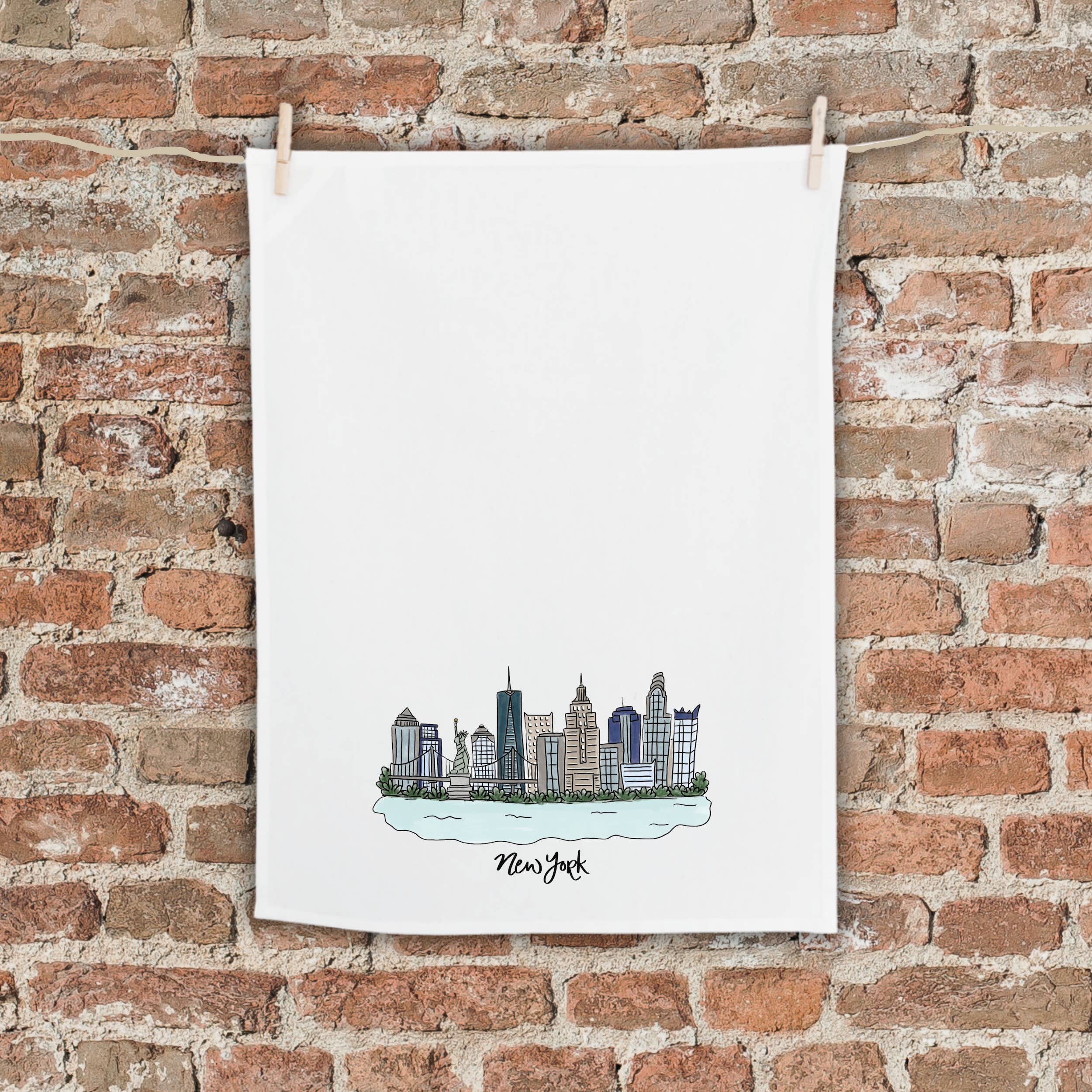 Anna Whitham Co. - Wholesale Tea Towel - New York City Tea Towel