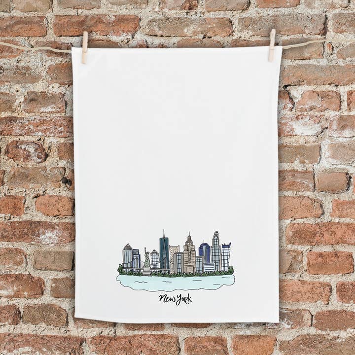 Anna Whitham Co. - Wholesale Tea Towel - New York City Tea Towel0