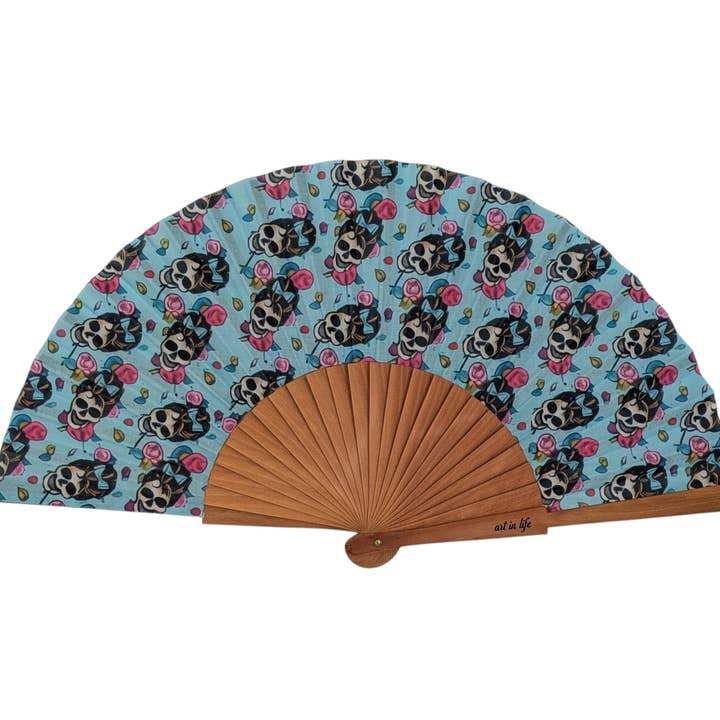 Iulia Éventail Main Squelette | Style Tatouage Audacieux pour la vente par Sauga