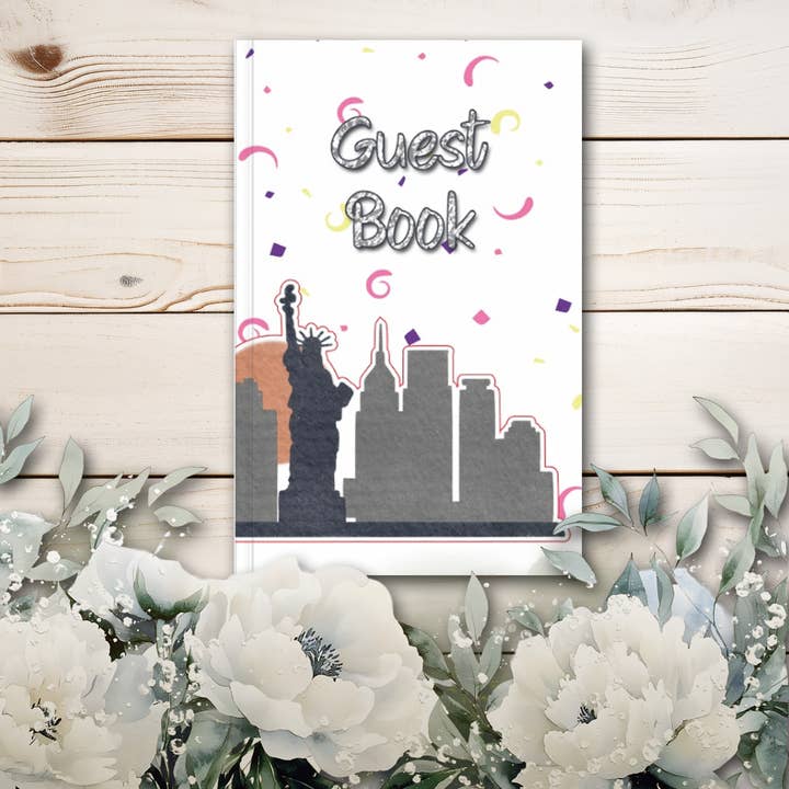 Gilded Iris Designs, LLC - Wholesale Journal/diary - New York Vacation Home Rental Guest Book