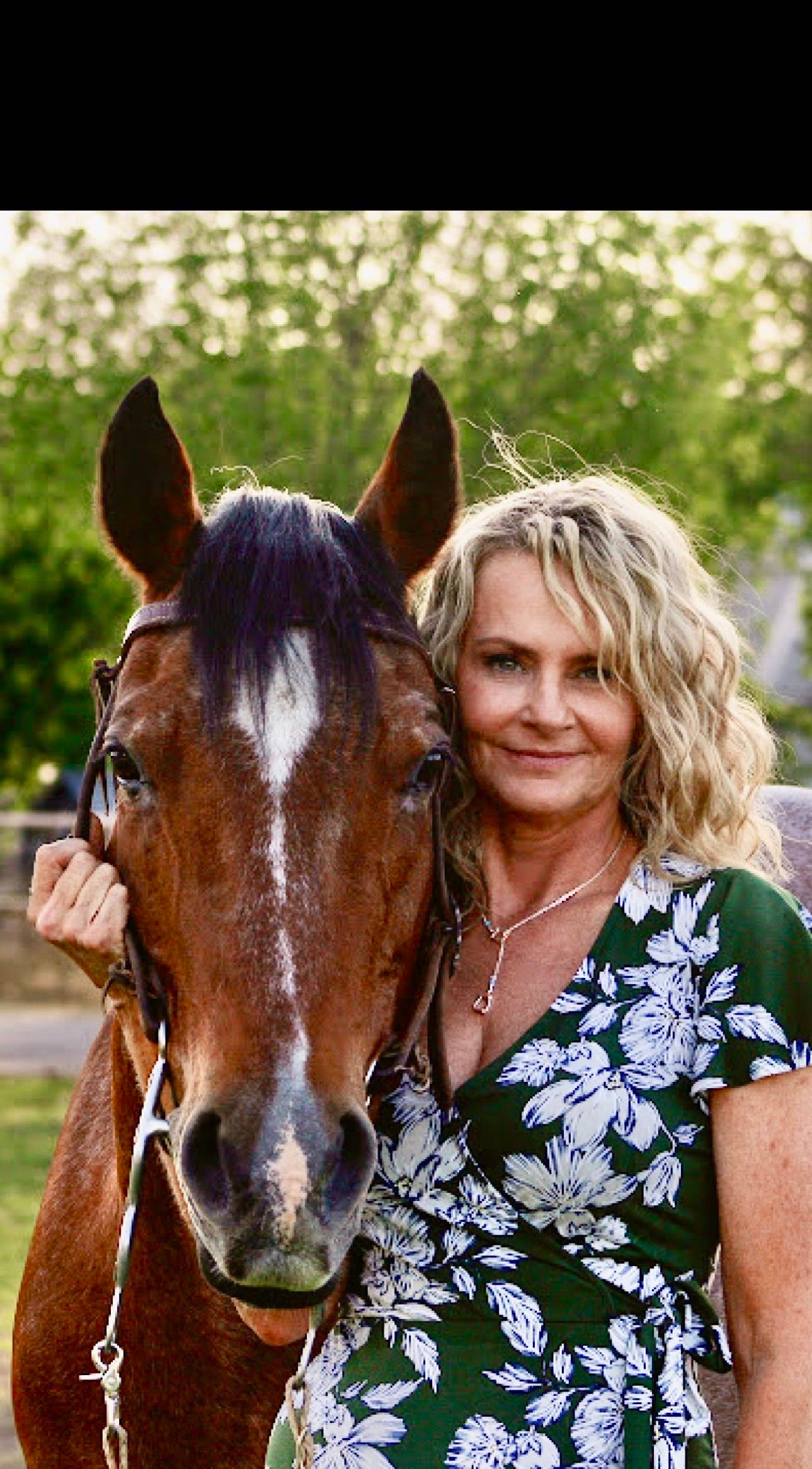 Carol Young Silver – wholesale Pendant/charm necklace – Saddle Stirrup Necklace w/AQUA Bead Jewelry4