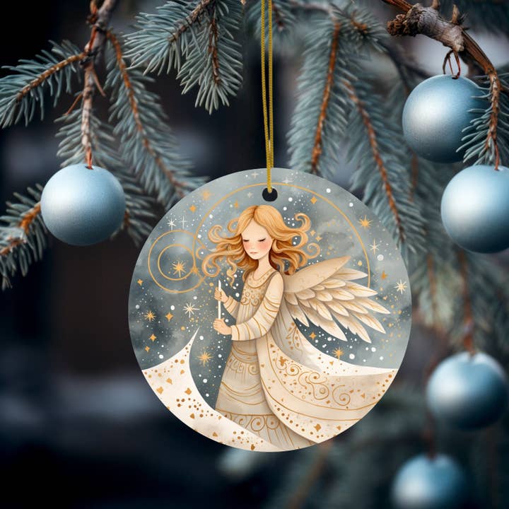 Fernville Creations - Wholesale Ornament - Angel Keepsake Ornament for Christmas and Special Gifts