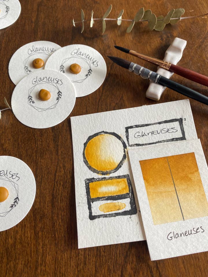 Gleaners for wholesale by Pixö Aquarelle Watercolor