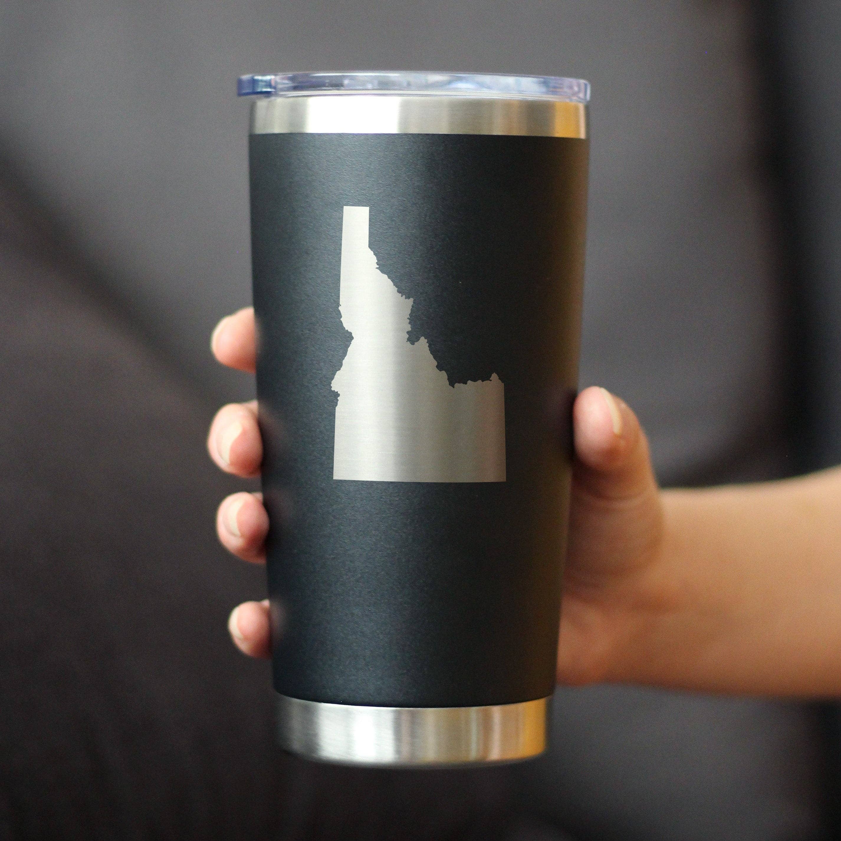 bevvee - Wholesale Insulated Mug/Tumbler - Idaho Outline Insulated Travel Tumbler - Idahoans Gifts8