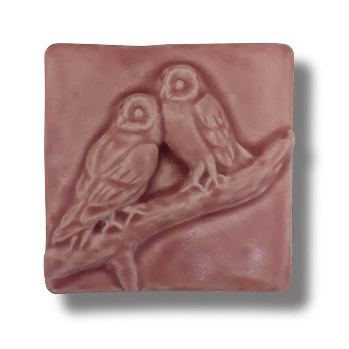Whistling Frog Tile Inc. - Wholesale Wall Tile - Owl Friends Art Tile 4x4"10