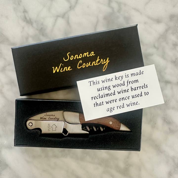 Olive and Poppy - Wholesale Bottle/wine opener - Barrel Wood Wine Key4