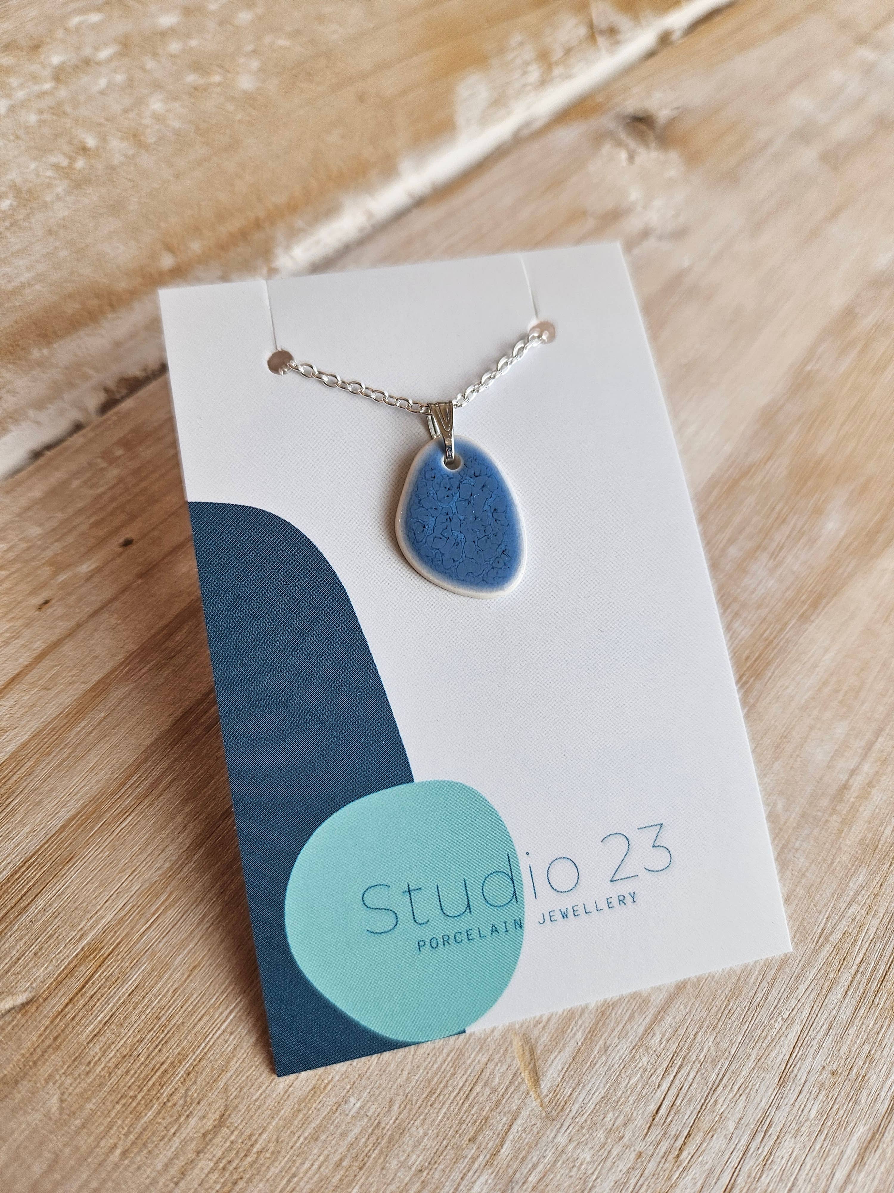 Studio 23 Ceramics – wholesale Pendant/charm necklace – NEW DESIGN Pendant Pebble3
