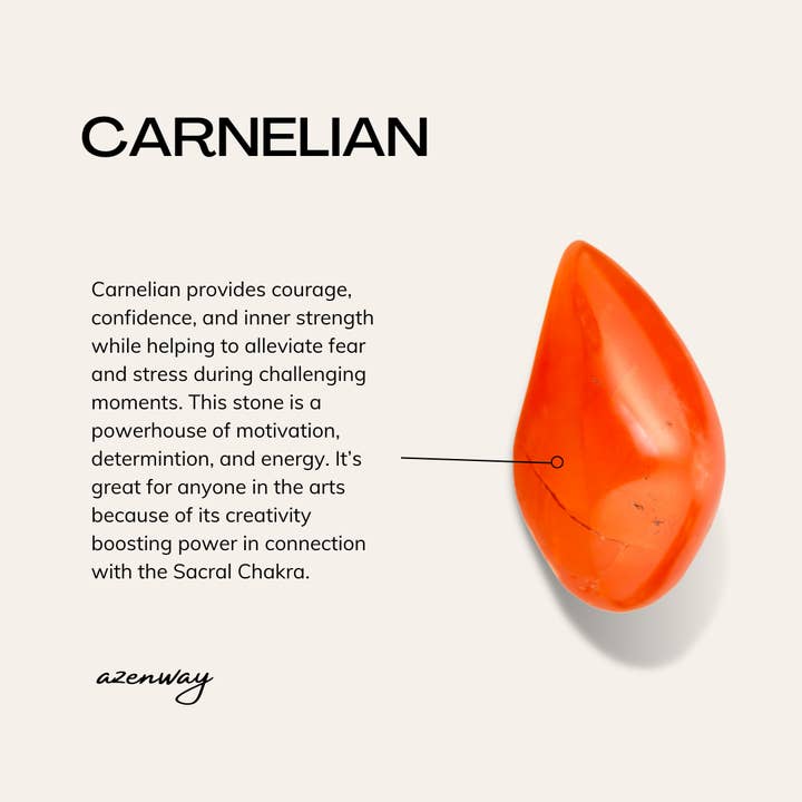 Azenway – Engroshandel Perlearmbånd – Carnelian Charged Healing Crystal Armbånd - Naturlige 4 mm halvædelsten med allergivenlig 14 k guldfyldt perle3