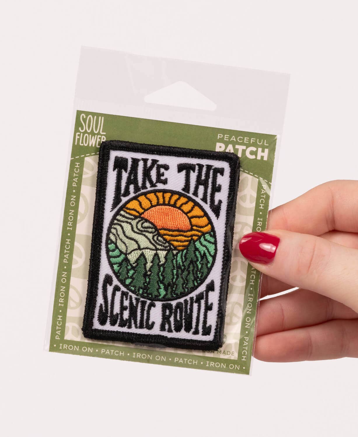 Soul Flower - Wholesale Patch - Take the Scenic Route Iron-On Patch