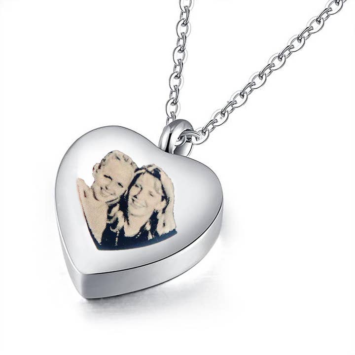 Silver Photo Urn Necklace for wholesale by Gemz By Emz