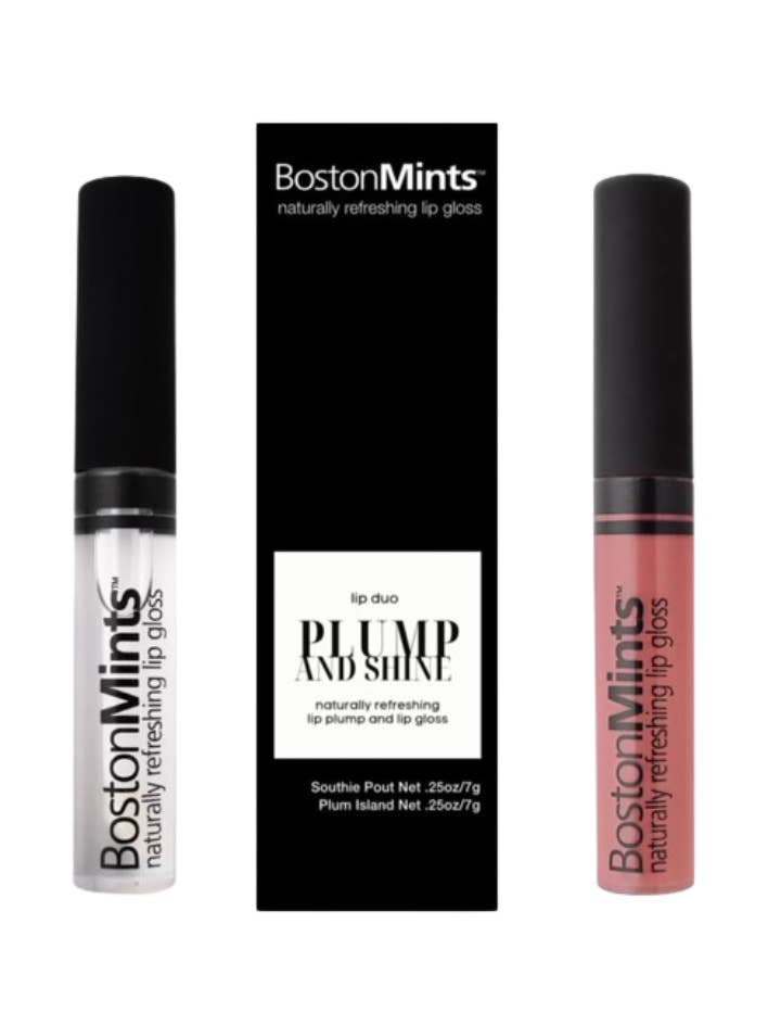Plump and Shine Duo Samling/Southie Pout & Plum Island for engroshandel hos BostonMints