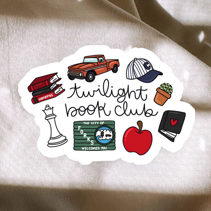Twilight Book Club Sticker for wholesale by amarieacreates