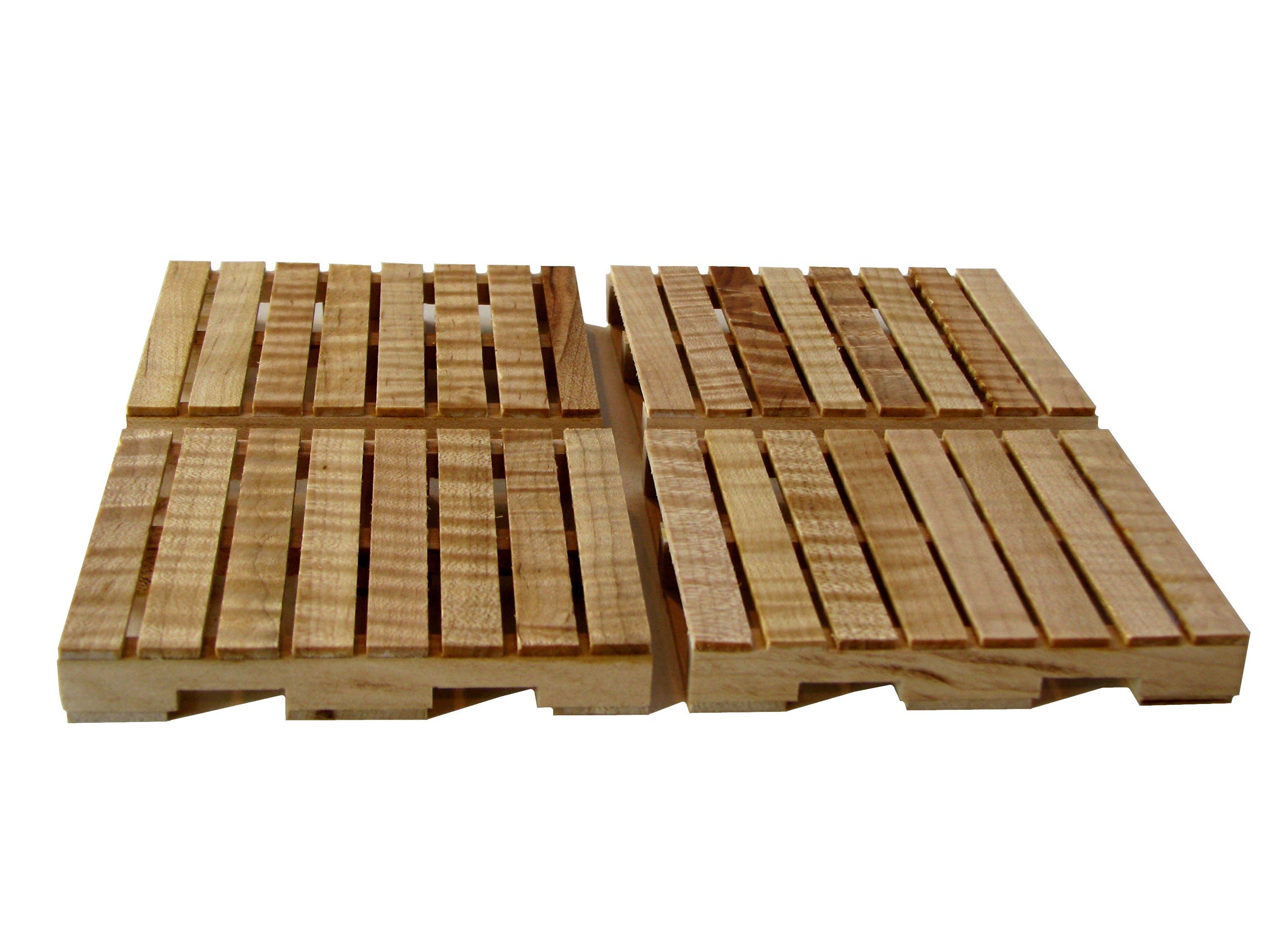 Clark Fine Wood Products - Wholesale Coasters - Handmade Pallet Coasters  in Curly Maple Woods1